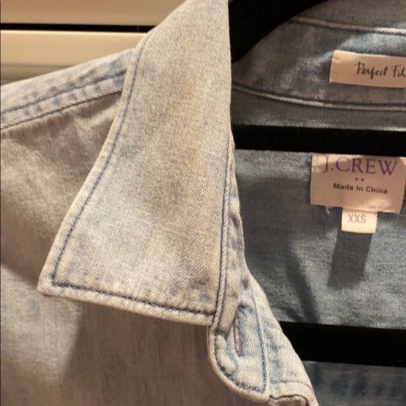 J.Crew Perfect Fit Denim Shirt - Picture 7 of 8